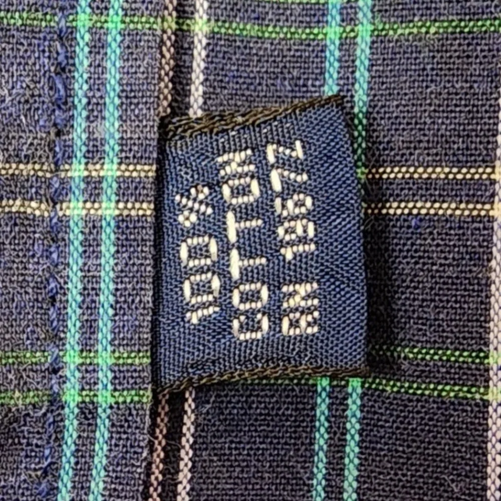 Polo Ralph Lauren Mens XXL Button Down Shirt Blue Green Plaid Long Sleeve Cotton